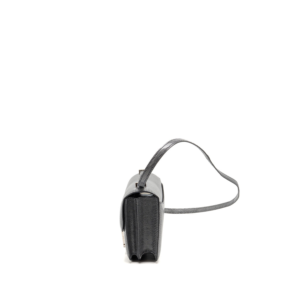 HERMES MINI CONSTANCE LIZARD NILOTICUS ARDOISE SHW