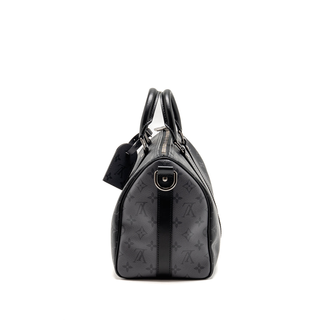 Louis Vuitton Keepall bandouliere 35 Monogram Eclipse coated canvas SHW
