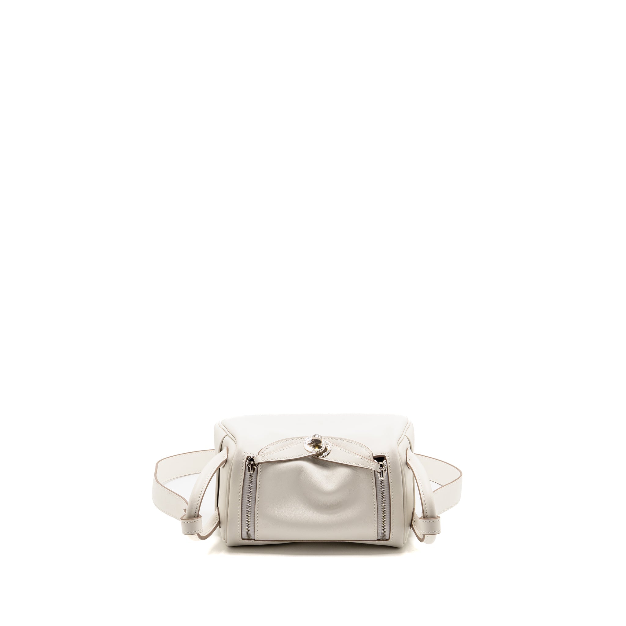 HERMES MINI LINDY SWIFT GRIS PALE / GRIS MEYER SHW