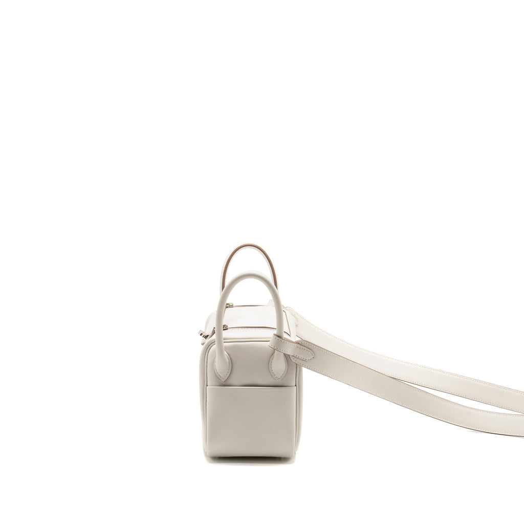 HERMES MINI LINDY SWIFT GRIS PALE / GRIS MEYER SHW
