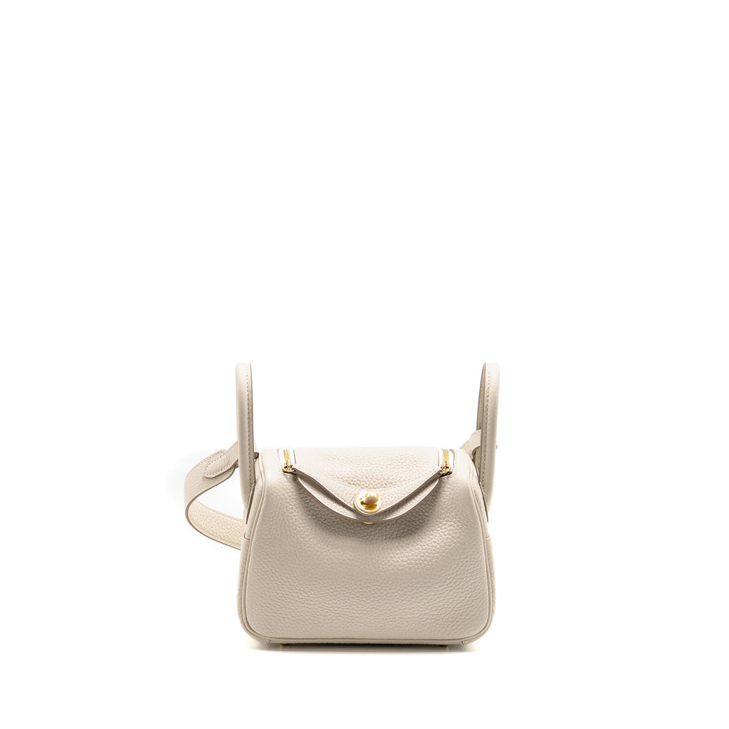 HERMES MINI LINDY II CLEMENCE CRAIE GHW
