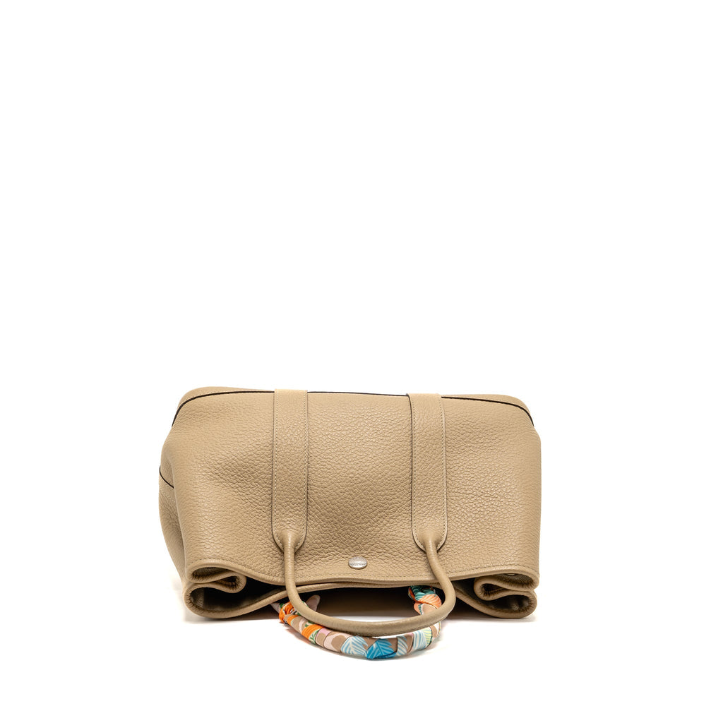 HERMES GARDEN PARTY 30 COUNTRY LEATHER TRENCH SHW