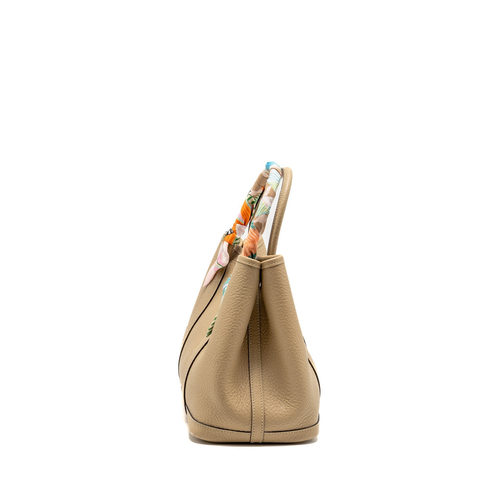 HERMES GARDEN PARTY 30 COUNTRY LEATHER TRENCH SHW