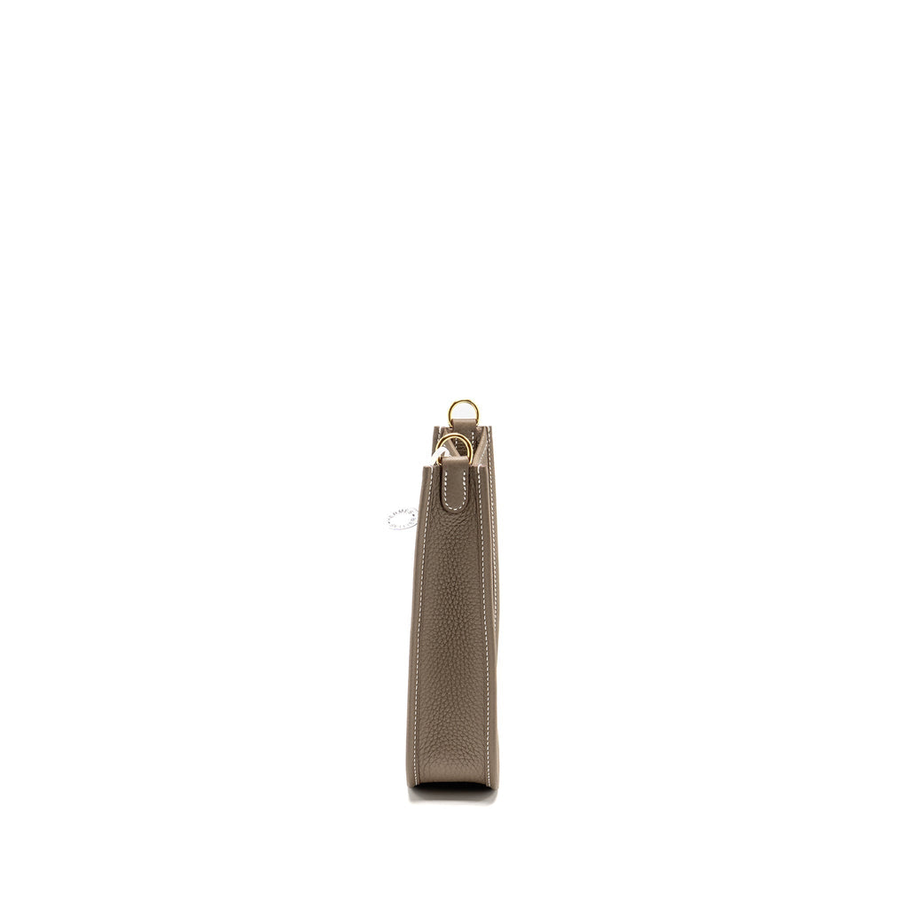 HERMES MINI EVELYNE CLEMENCE ETOUPE GHW