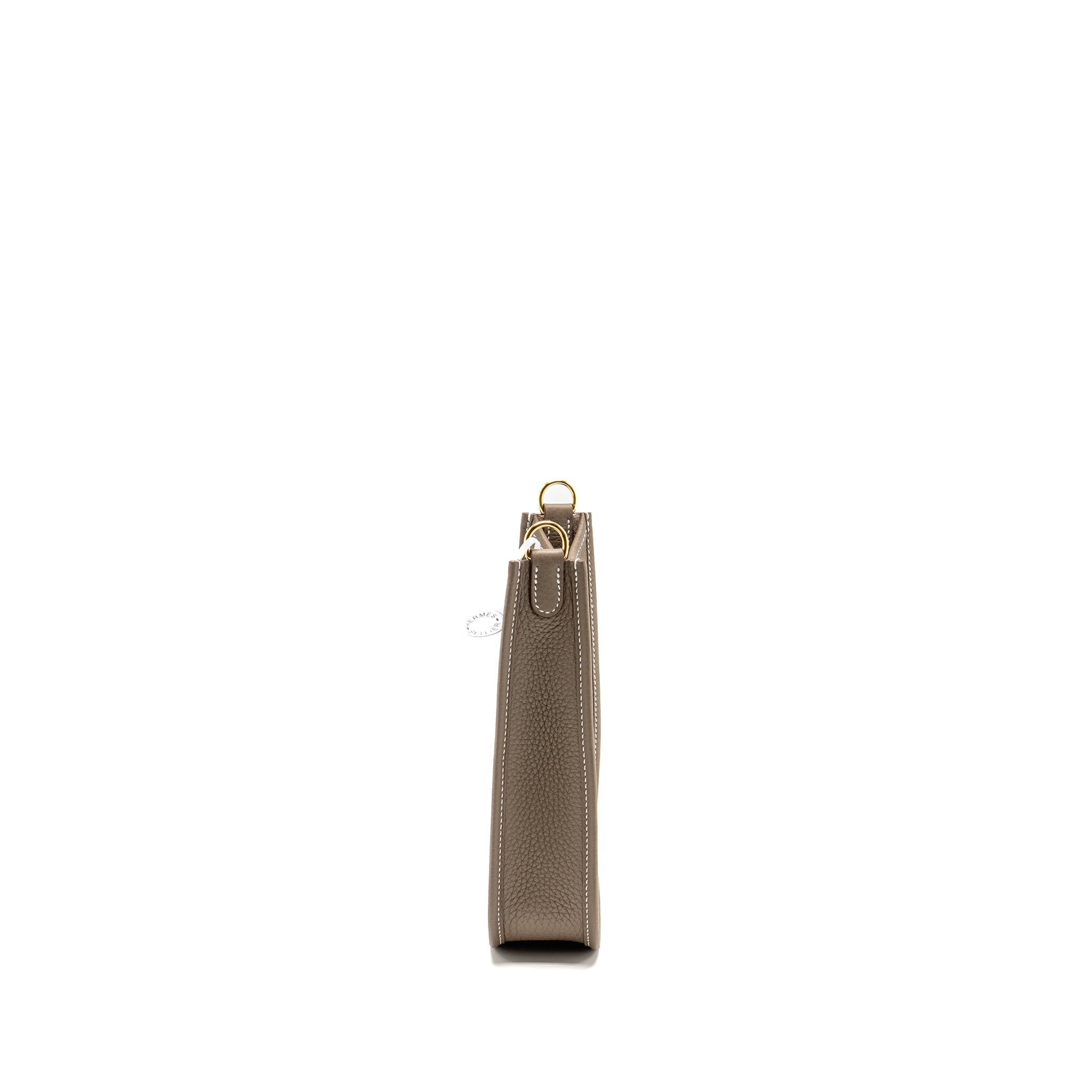 HERMES MINI EVELYNE CLEMENCE ETOUPE GHW