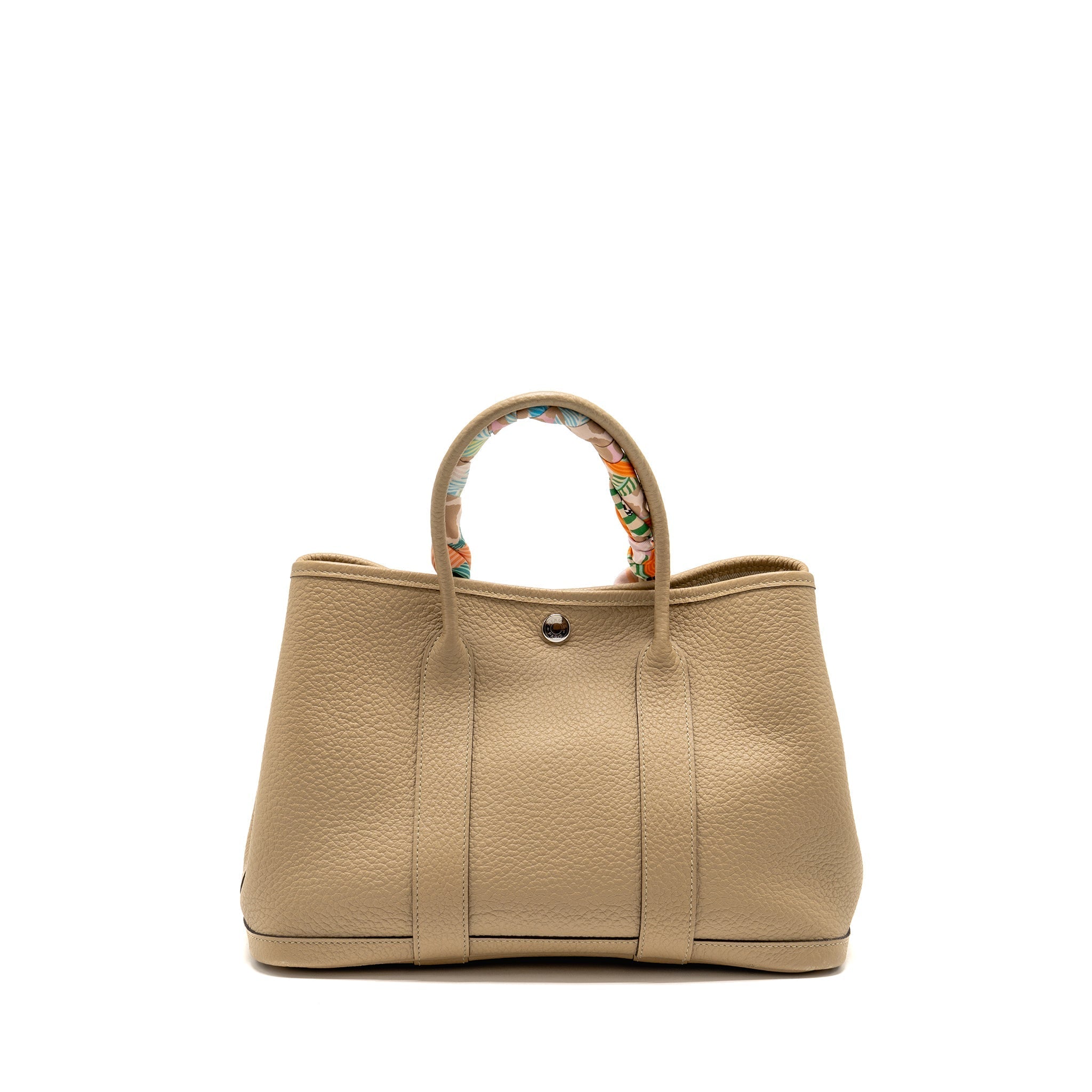 HERMES GARDEN PARTY 30 COUNTRY LEATHER TRENCH SHW