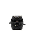 CHANEL QUILTED MINI BACKPACK CAVIAR BLACK LGHW (MICROCHIP)