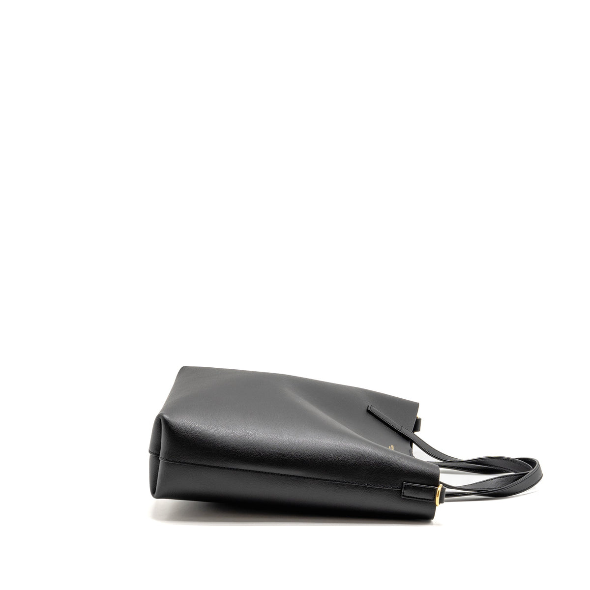 Saint Laurent/YSL Toy Shopping Tote Bag Smooth Calfskin Black GHW