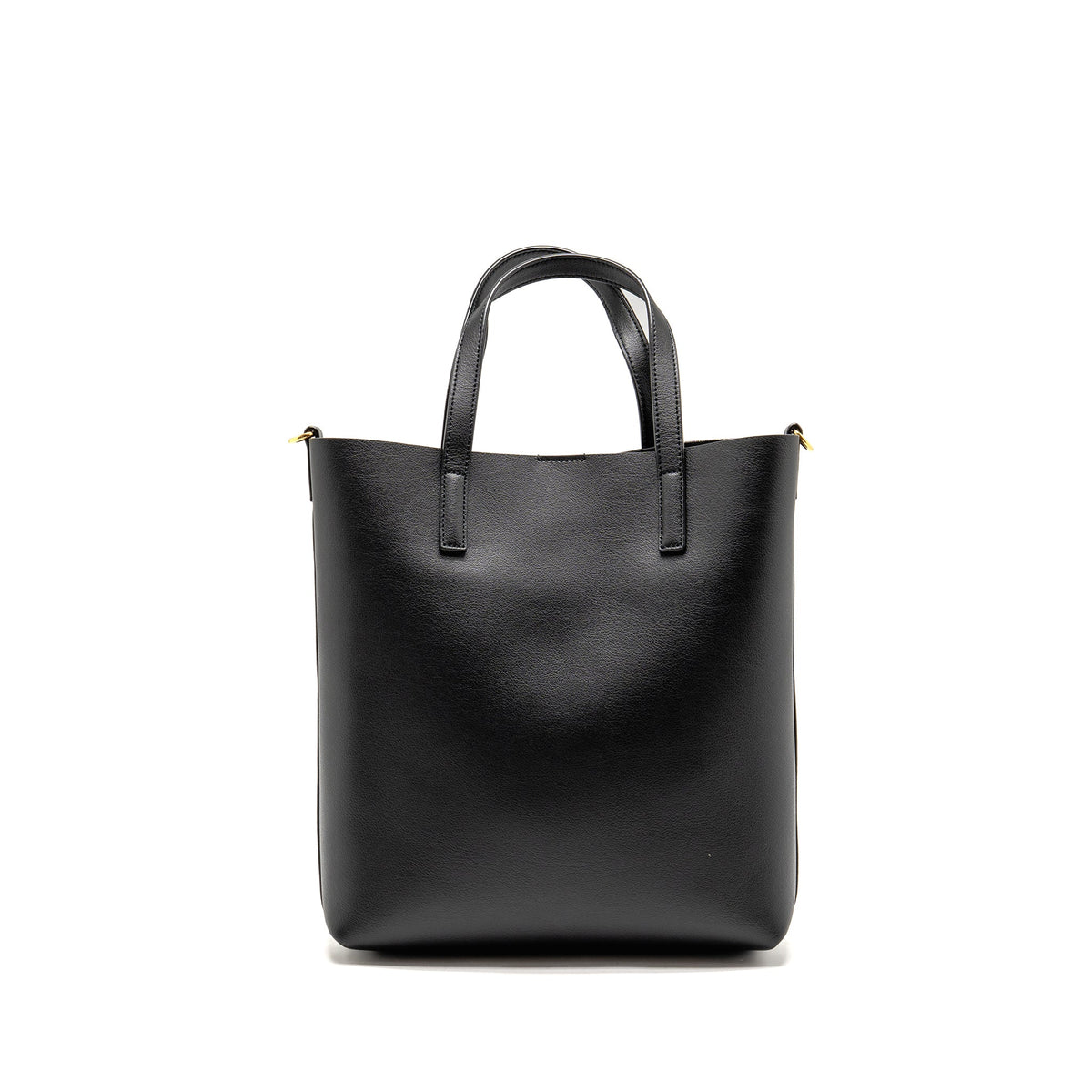 Saint Laurent/YSL Toy Shopping Tote Bag Smooth Calfskin Black GHW