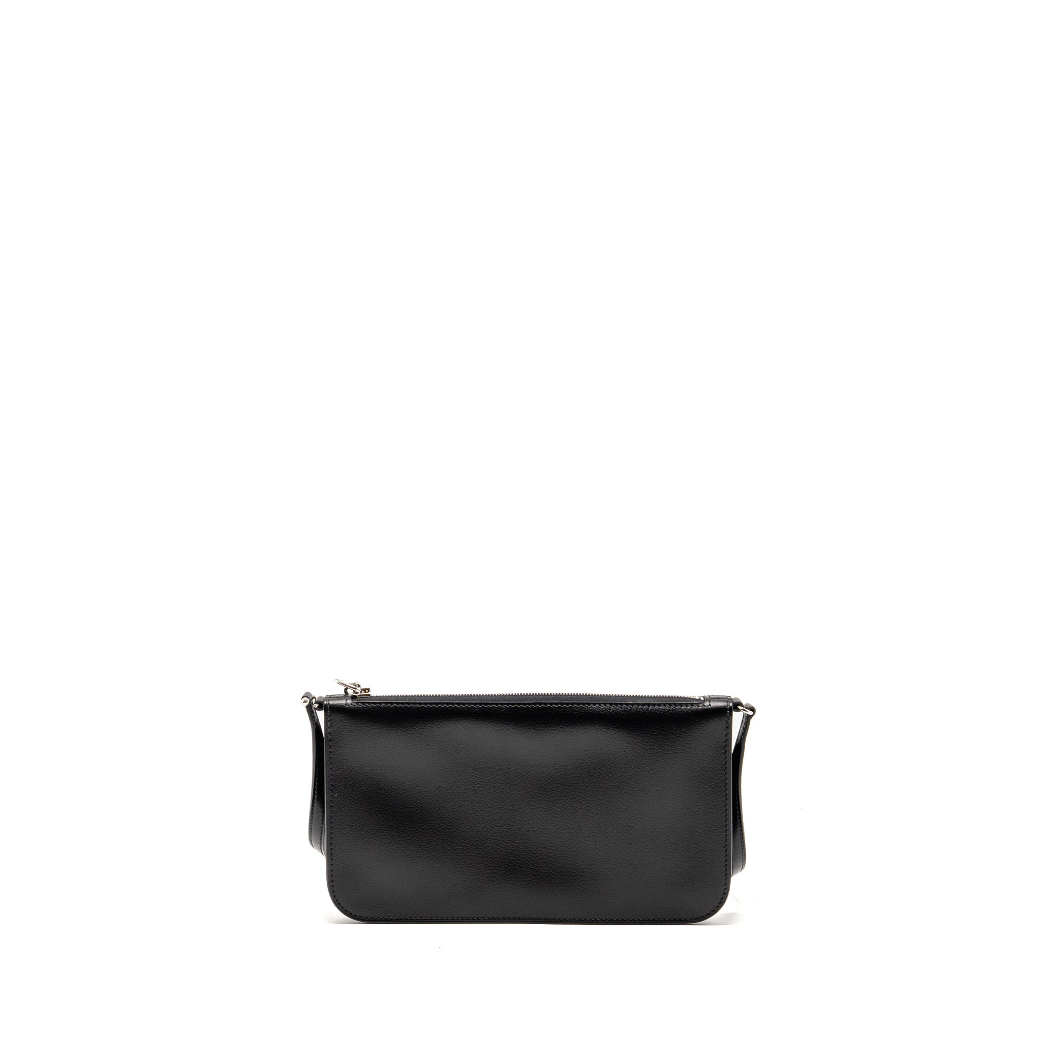 HERMES ZIPENGO CHAINE D’ANCRE TO GO POUCH EVERGRAIN CALFSKIN BLACK SHW