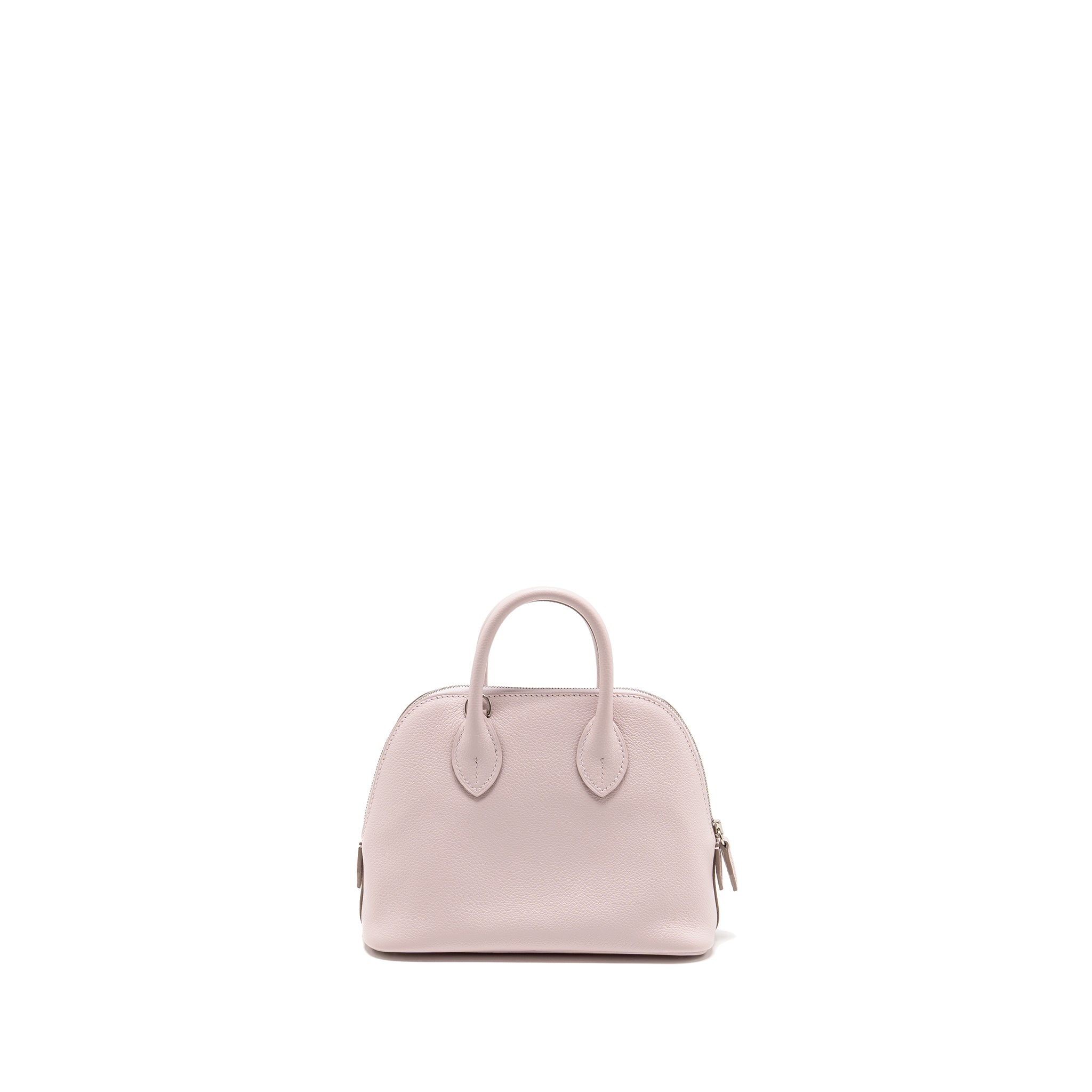 HERMES MINI BOLIDE EVERCOLOR MAUVE PALE/ CARAMEL SHW