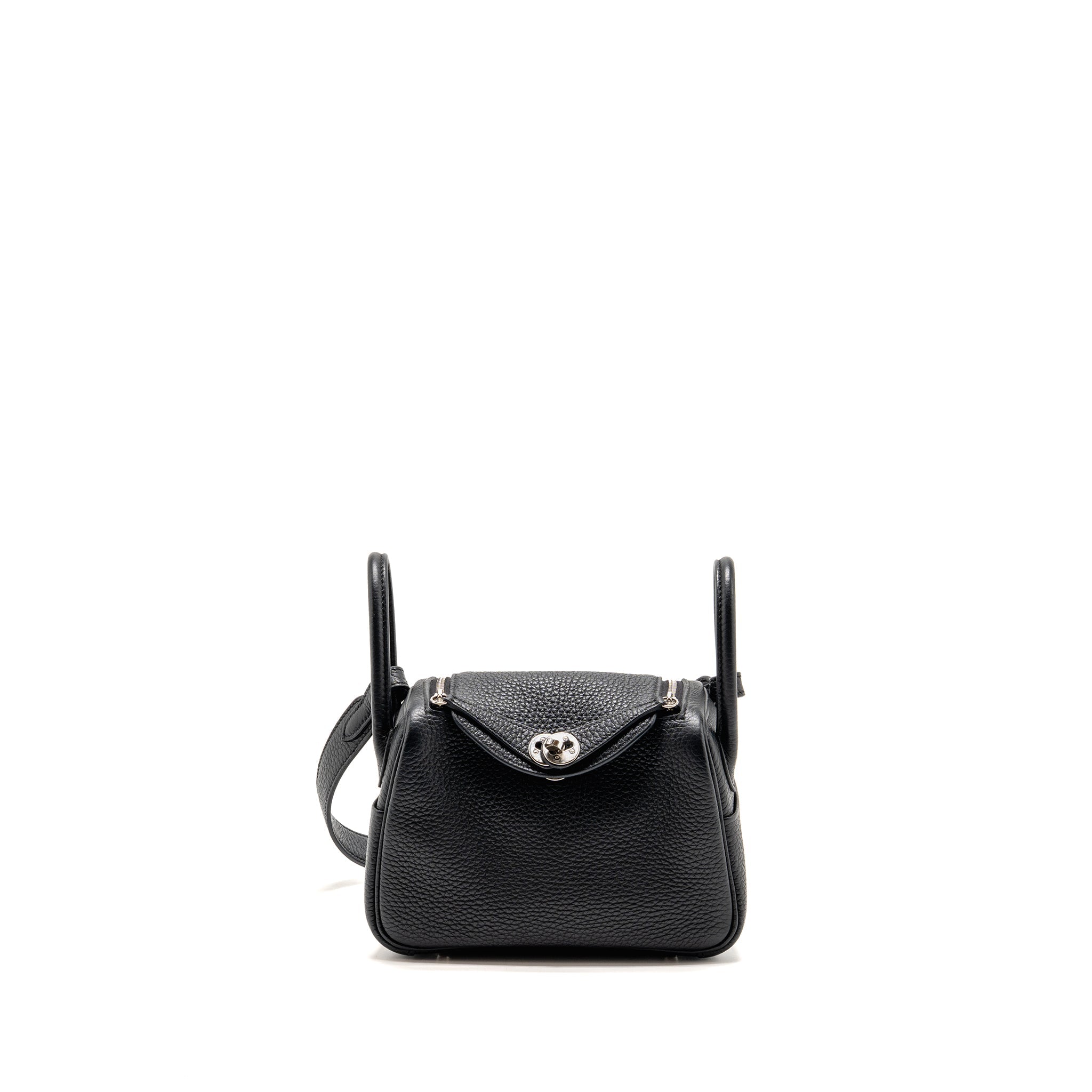 HERMES MINI LINDY CLEMENCE BLACK SHW
