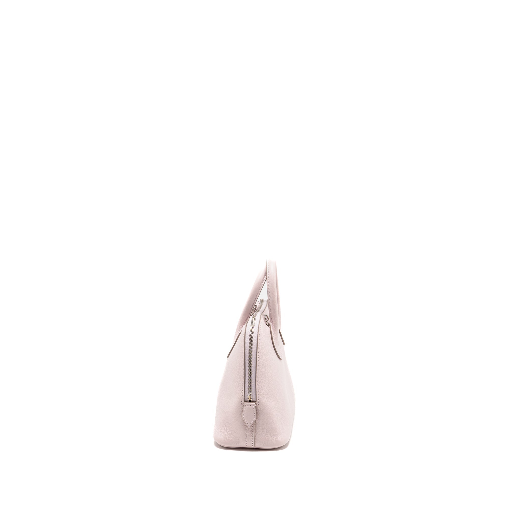 HERMES MINI BOLIDE EVERCOLOR MAUVE PALE/ CARAMEL SHW