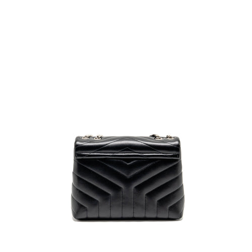 SAINT LAURENT/YSL SMALL LOULOU BAG CALFSKIN BLACK SHW