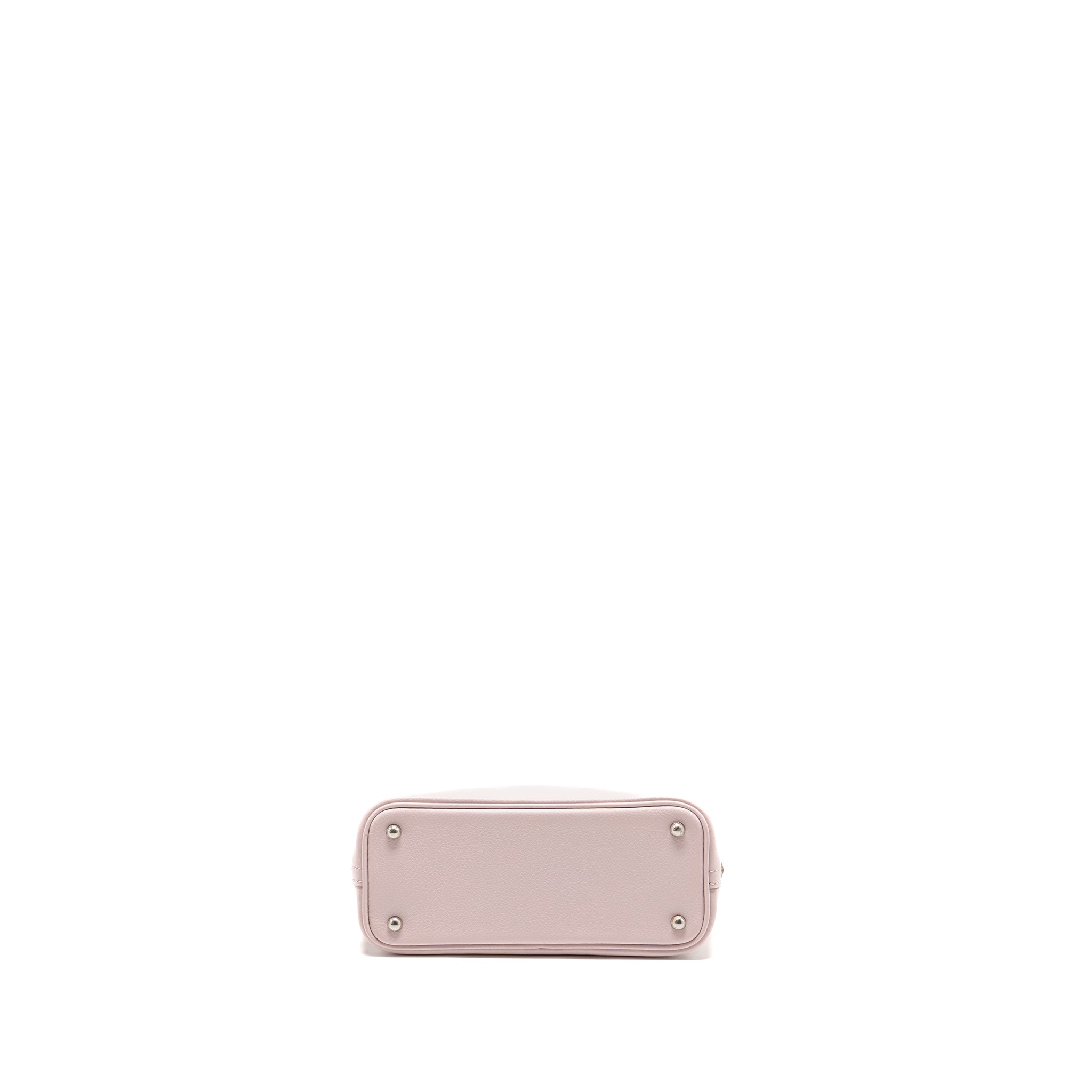 HERMES MINI BOLIDE EVERCOLOR MAUVE PALE/ CARAMEL SHW