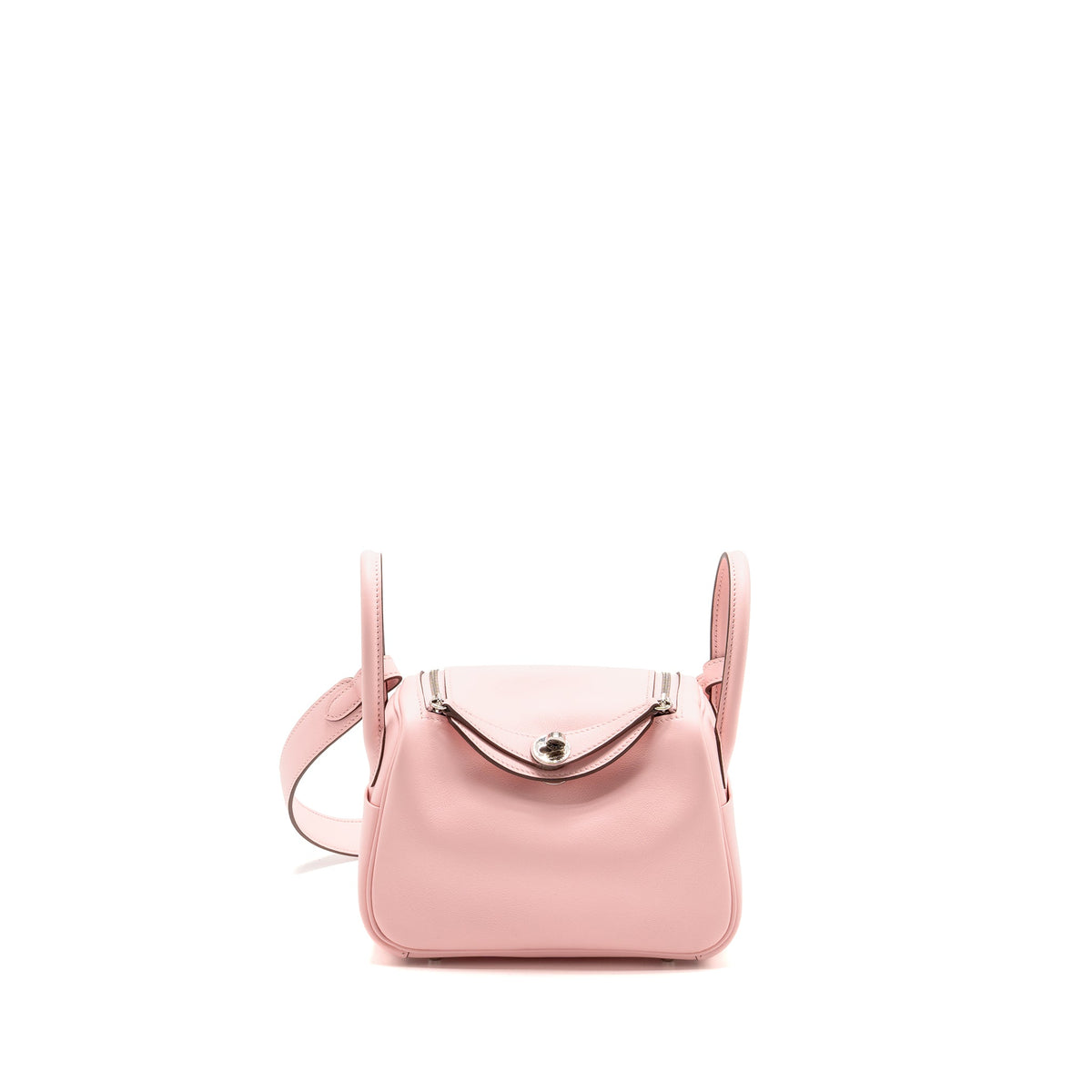 Hermes Mini Lindy Swift 3Q Rose Sakura SHW