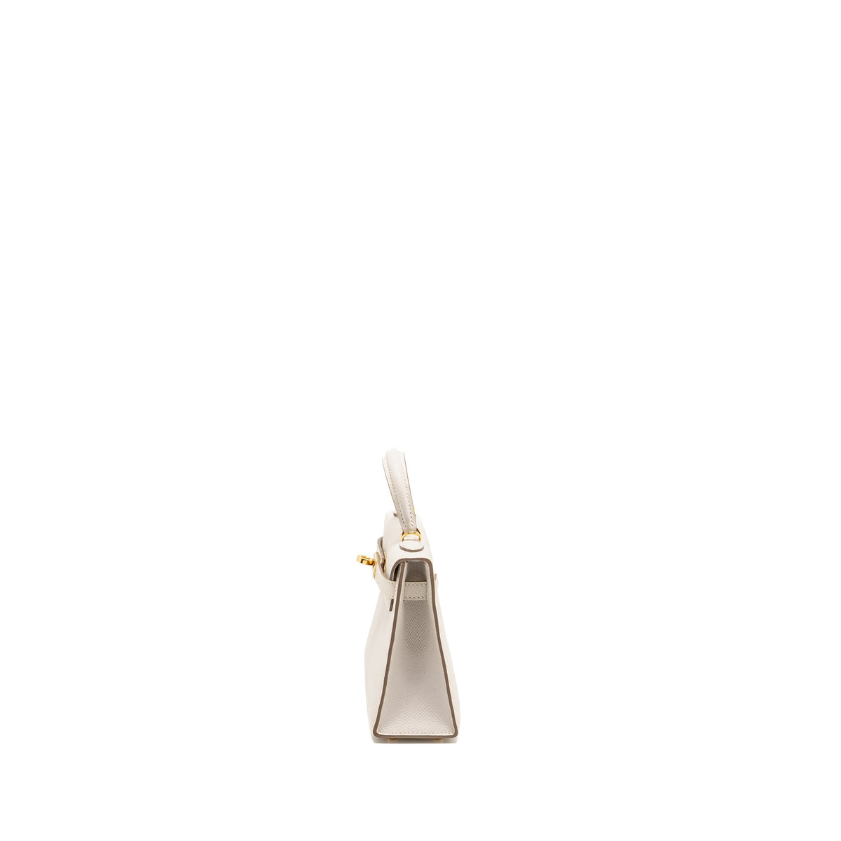 HERMES MINI KELLY II EPSOM GRIS PALE GHW