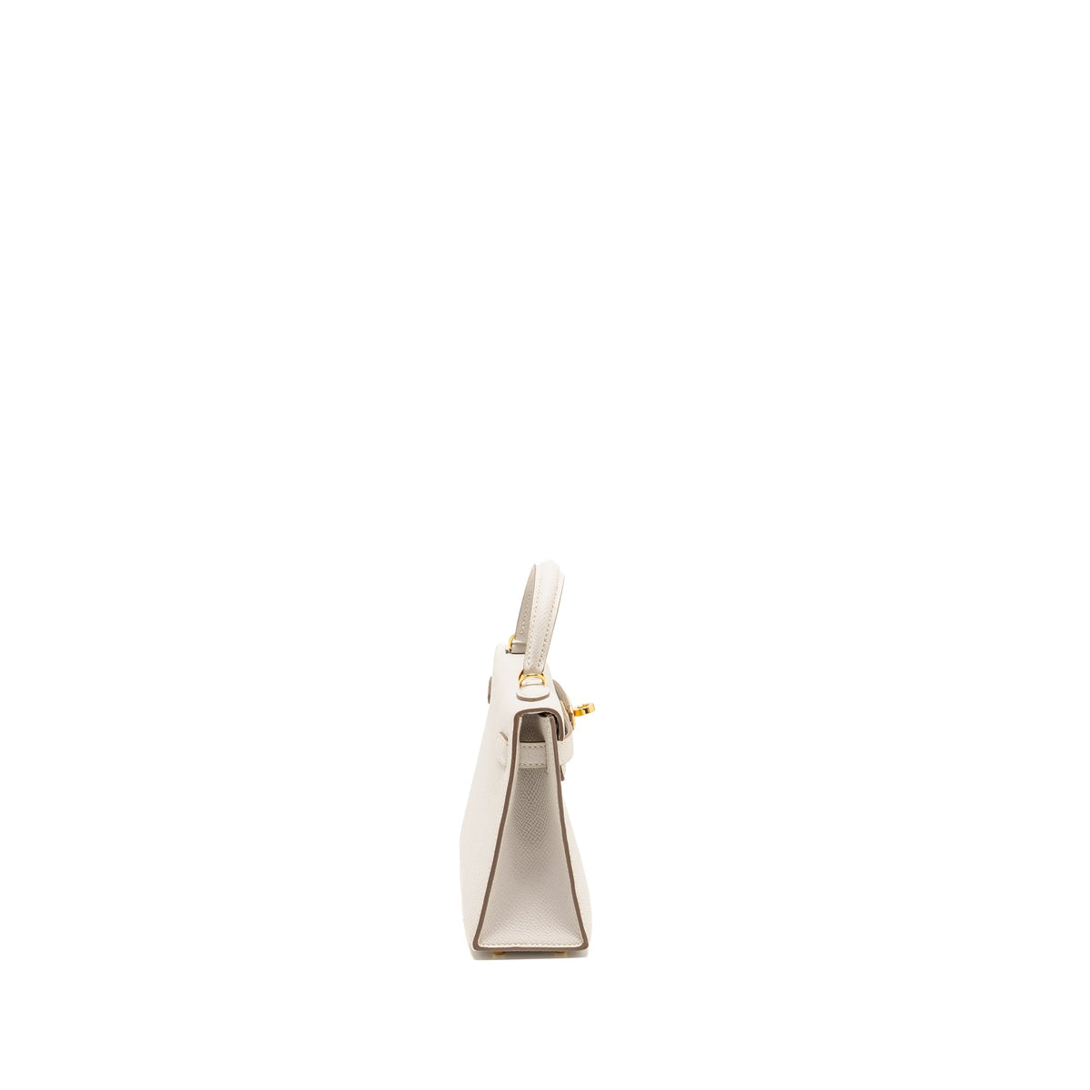 HERMES MINI KELLY II EPSOM GRIS PALE GHW