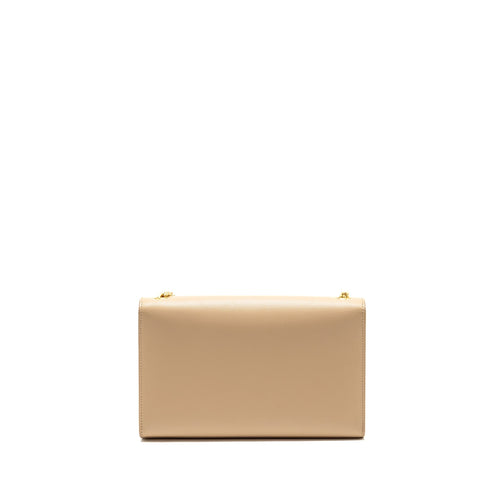 SAINT LAURENT/YSL KATE MEDIUM GRAINED CALFSKIN DARK BEIGE GHW