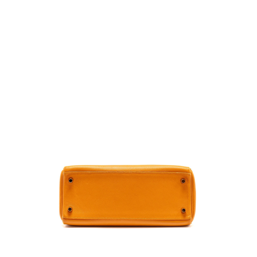 HERMES KELLY 28 EVECOLOR APRICOT GHW