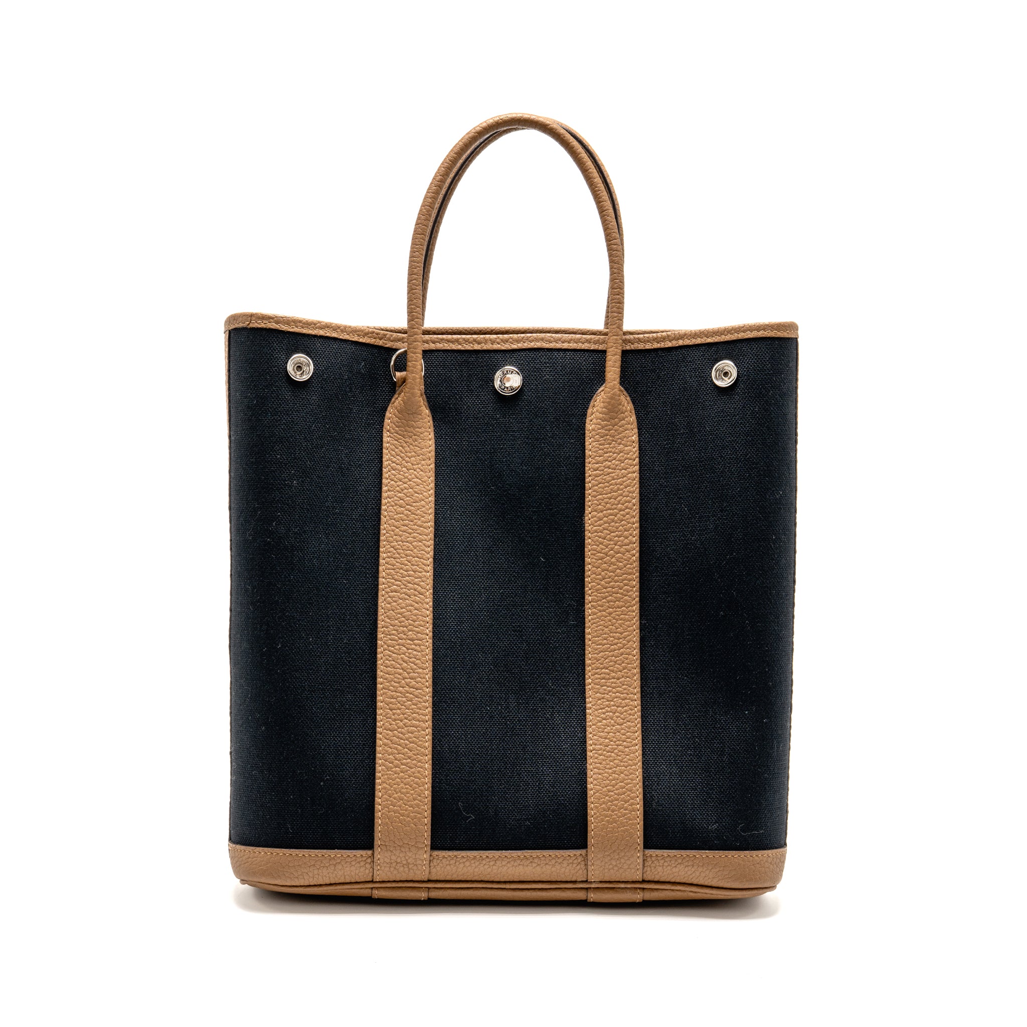 HERMES GARDEN FILE 28 CANVAS/NEGONDA BLACK/BEIGE DE WEIMAR SHW