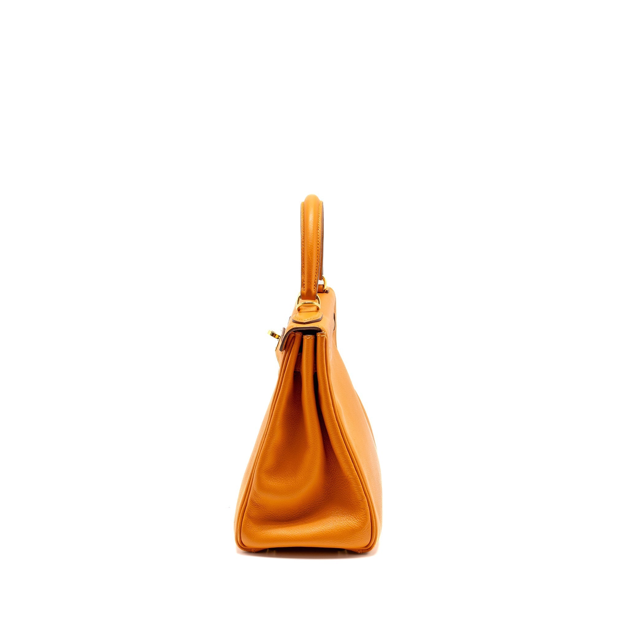 HERMES KELLY 28 EVECOLOR APRICOT GHW