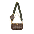 LOUIS VUITTON MULTI POCHETTE ACCESSORIES KHAKI STRAP MONOGRAM CANVAS GHW