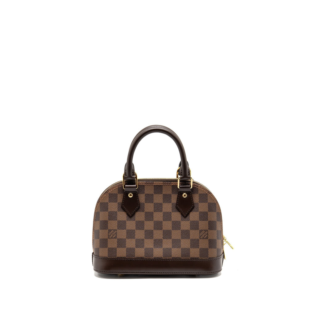 LOUIS VUITTON ALMA BB DAMIER EBENE GHW