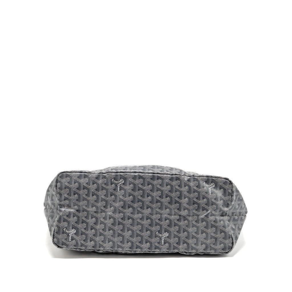 GOYARD SAINT LOUIS PM TOTE GOYARDLINE CANVAS GREY SHW