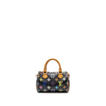 LOUIS VUITTON NANO SPEEDY BLACK MONOGRAM MULTICOLOUR GHW
