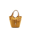 HERMES PICOTIN CARGO18 LOCK BAG SWIFT/TOILE CANVAS DESERT/SESAME SHW