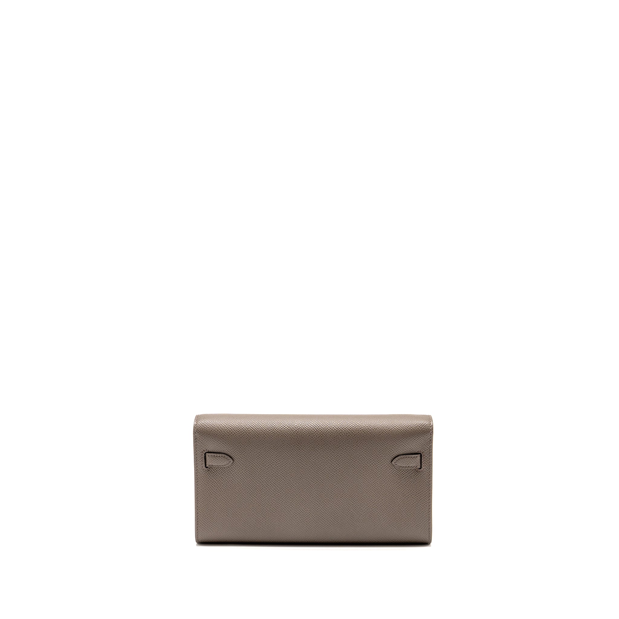 HERMES KELLY TO GO EPSOM GRIS ETAIN GHW