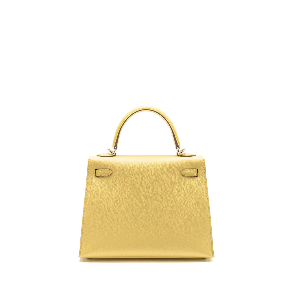 HERMES KELLY 25 EPSOM JAUNE POUSSIN SHW