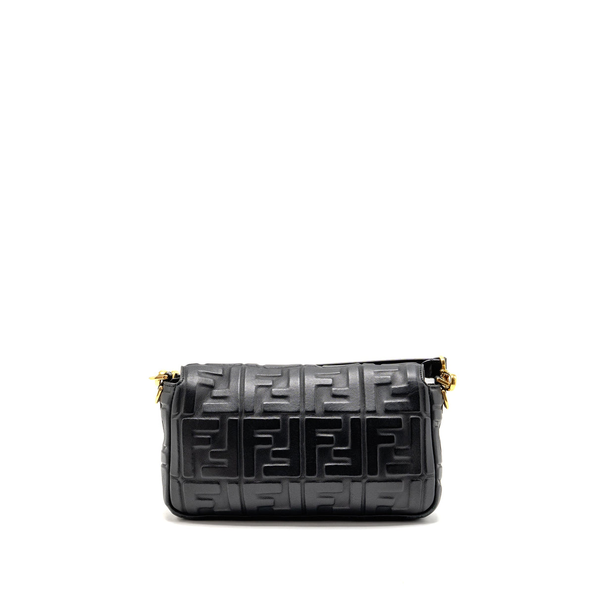 Fendi Baguette Bag Lambskin Black GHW