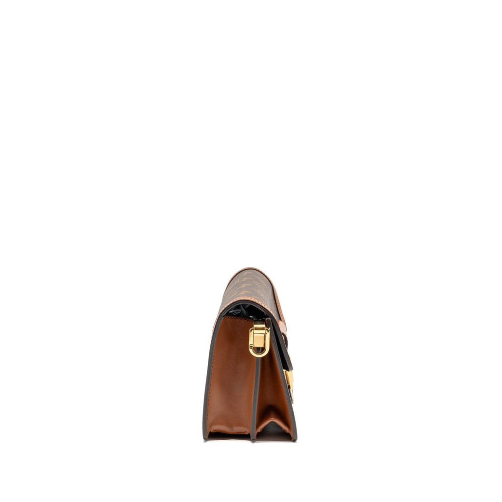 LOUIS VUITTON MINI DAUPHINE MONOGRAM REVERSE CANVAS GHW