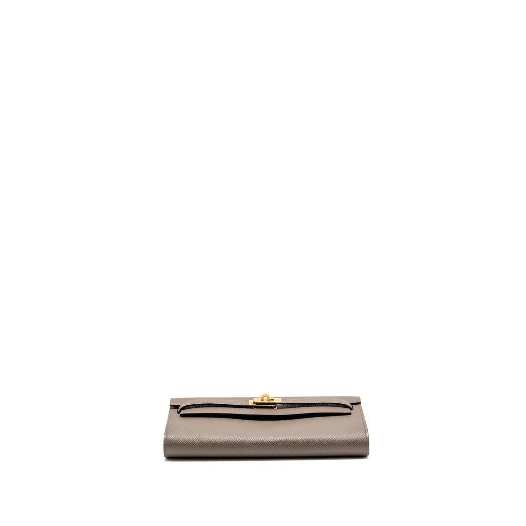 HERMES KELLY TO GO EPSOM GRIS ETAIN GHW