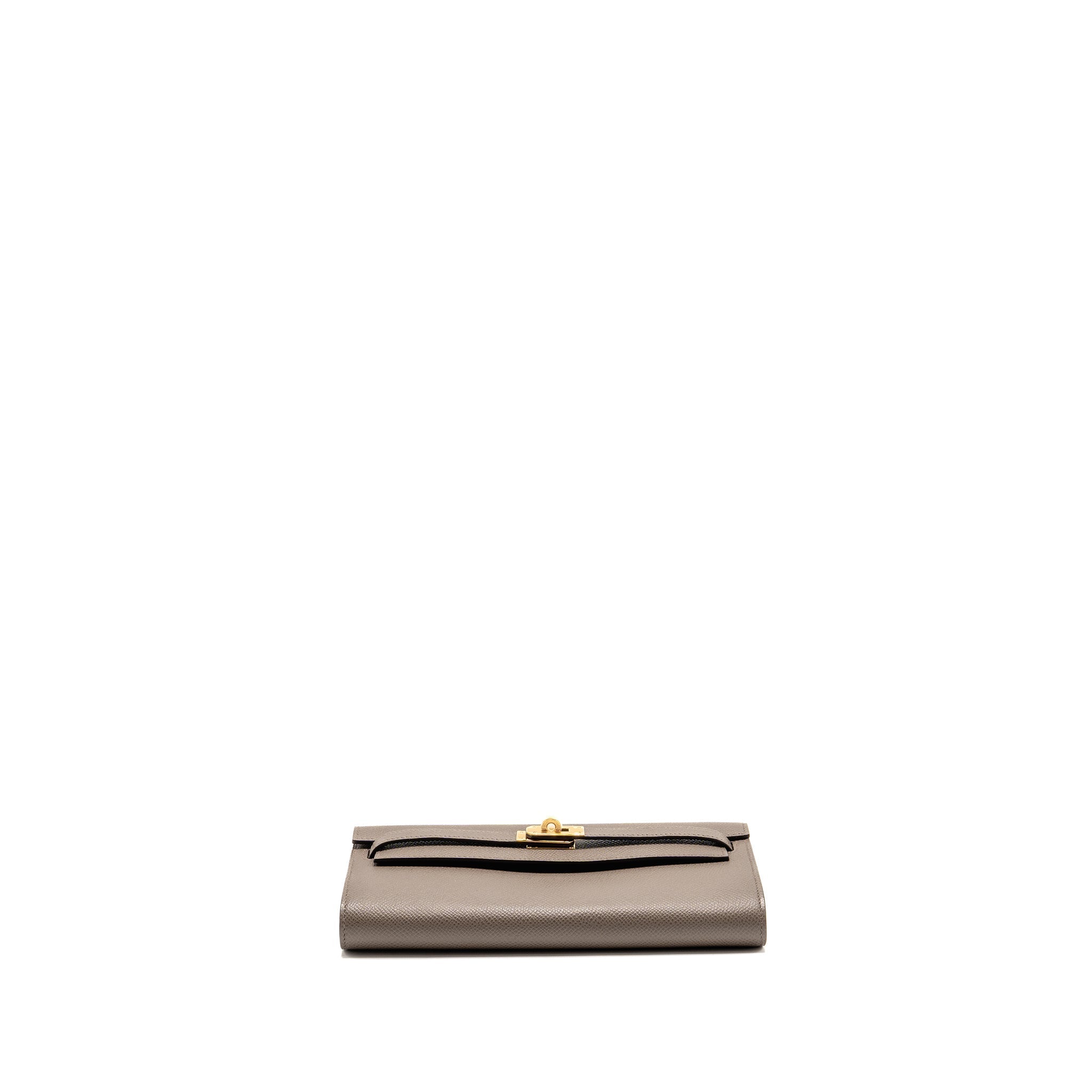 HERMES KELLY TO GO EPSOM GRIS ETAIN GHW