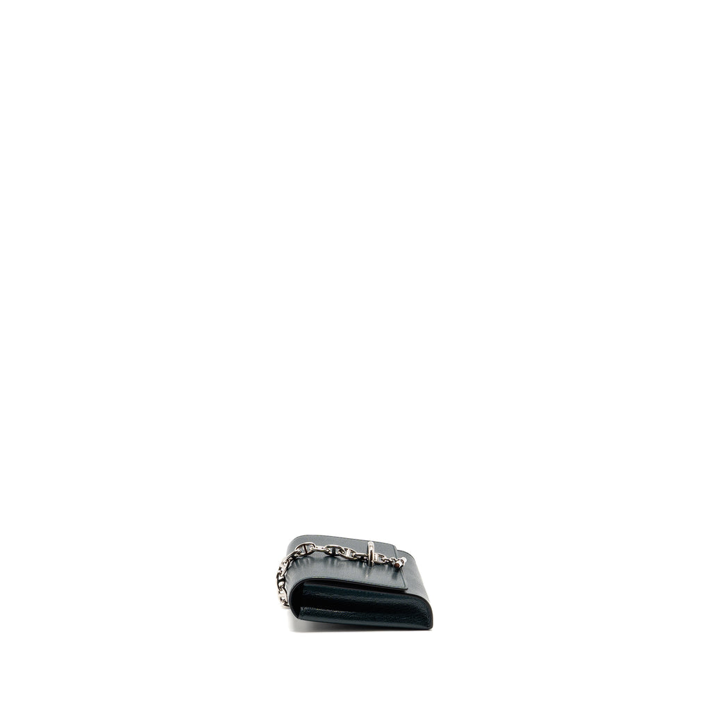 HERMES CHAINE D’ANCRE TO GO WALLET CHEVRE CHAMKILA VERT CYPRES SHW