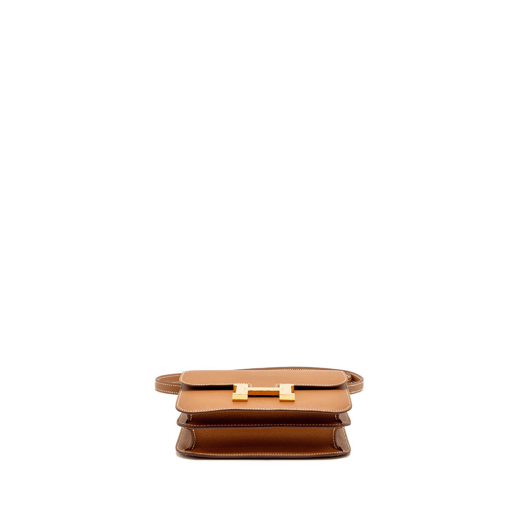 HERMES MINI CONSTANCE EPSOM GOLD GHW