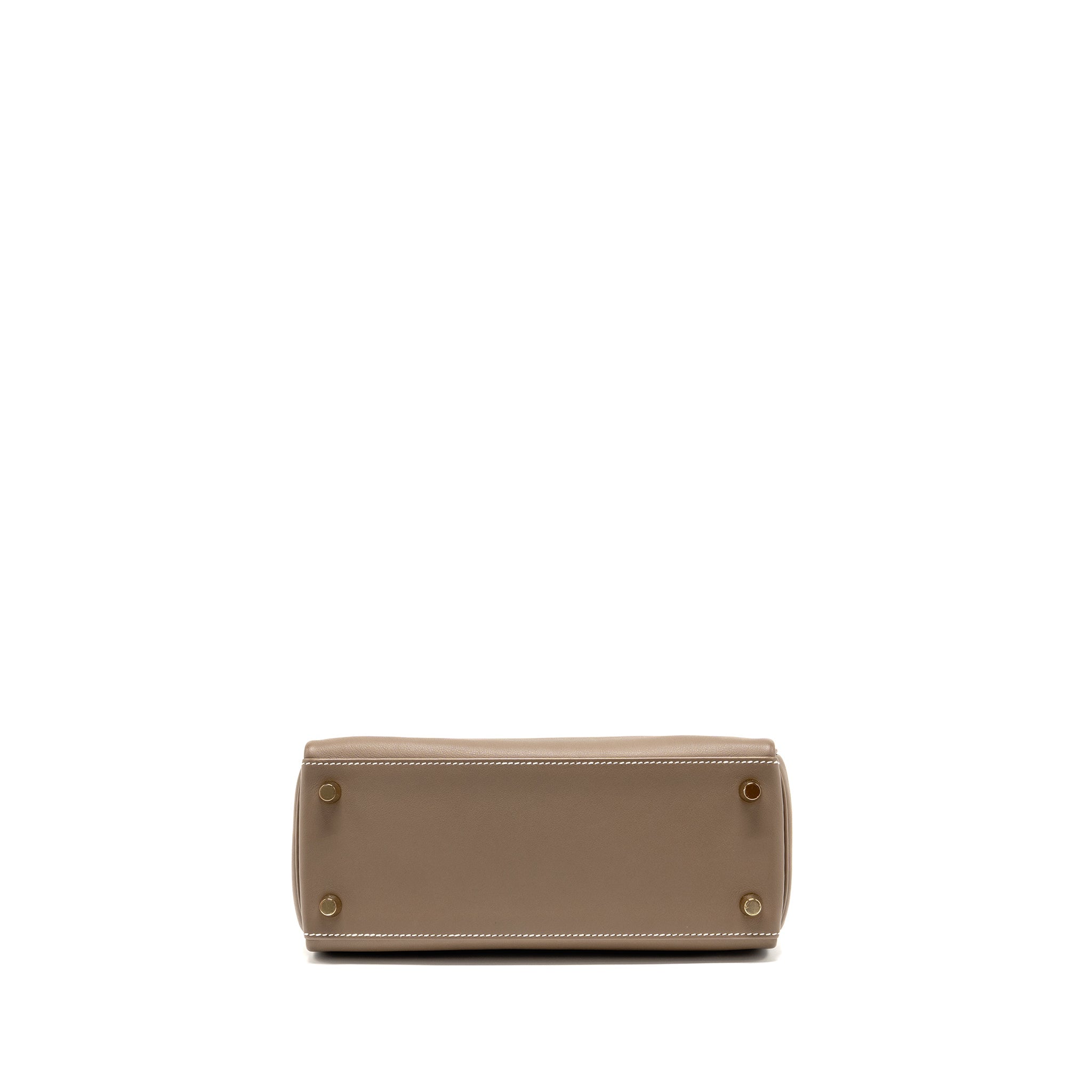HERMES KELLY 25 SWIFT ETOUPE GHW