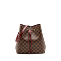 LOUIS VUITTON NEO NOE DAMIER EBENE CANVAS BROWN / BERRY GHW