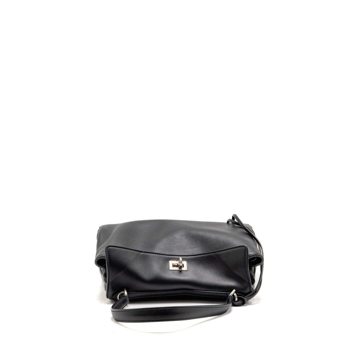 Balenciaga Small Rodeo Handbag Smooth Calfskin Black Ruthenium SHW