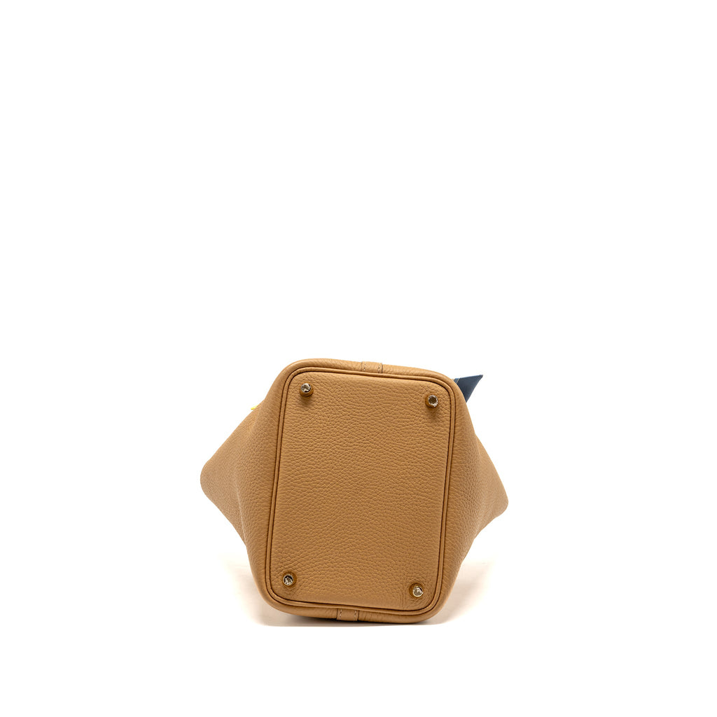 HERMES PICOTIN 18 LOCK BAG CLEMENCE BISCUIT GHW