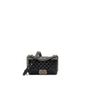 CHANEL SMALL BOY BAG CALFSKIN BLACK SHW