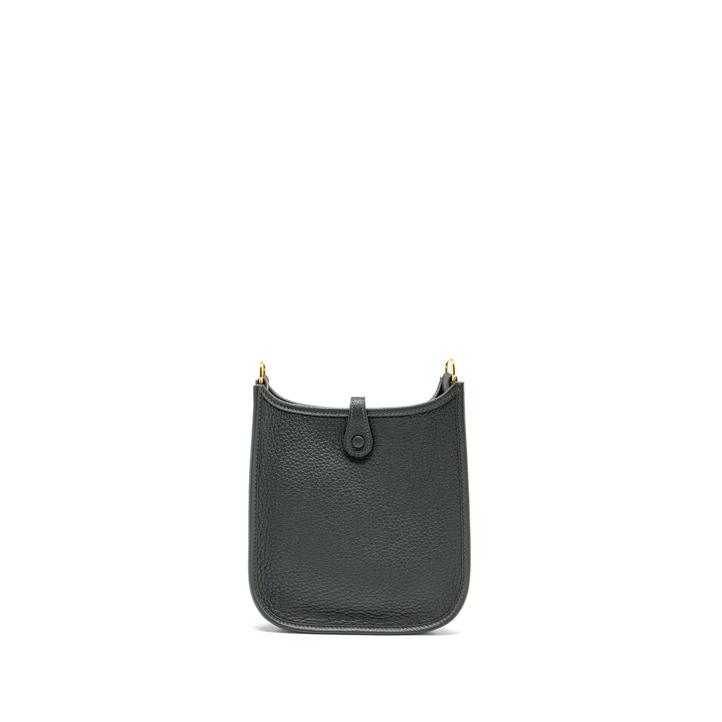 HERMES MINI EVELYNE CLEMENCE VERT MANGROVE GHW