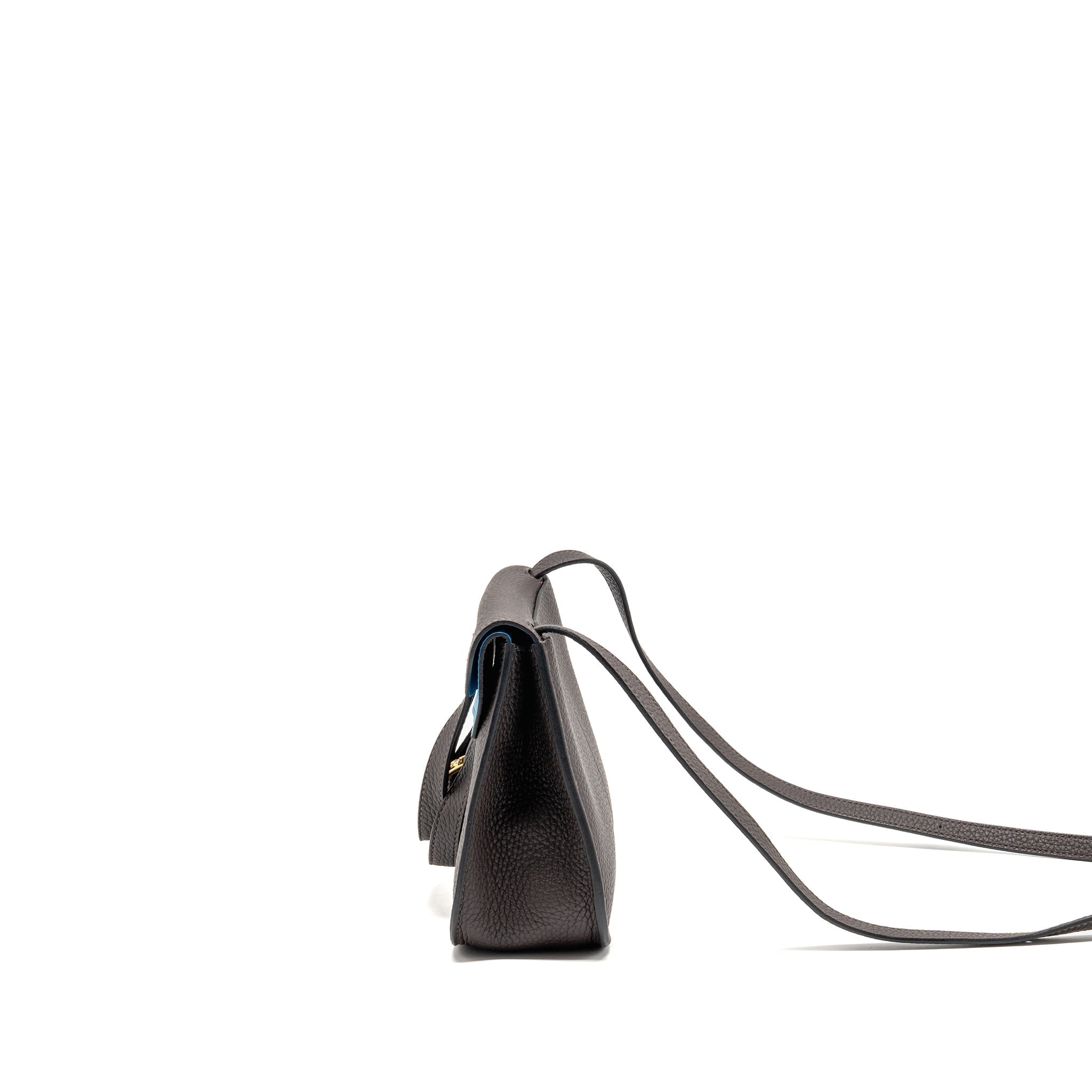 HERMES HALZAN 25 CLEMENCE EBENE/ZANZIBAR BLUE GHW