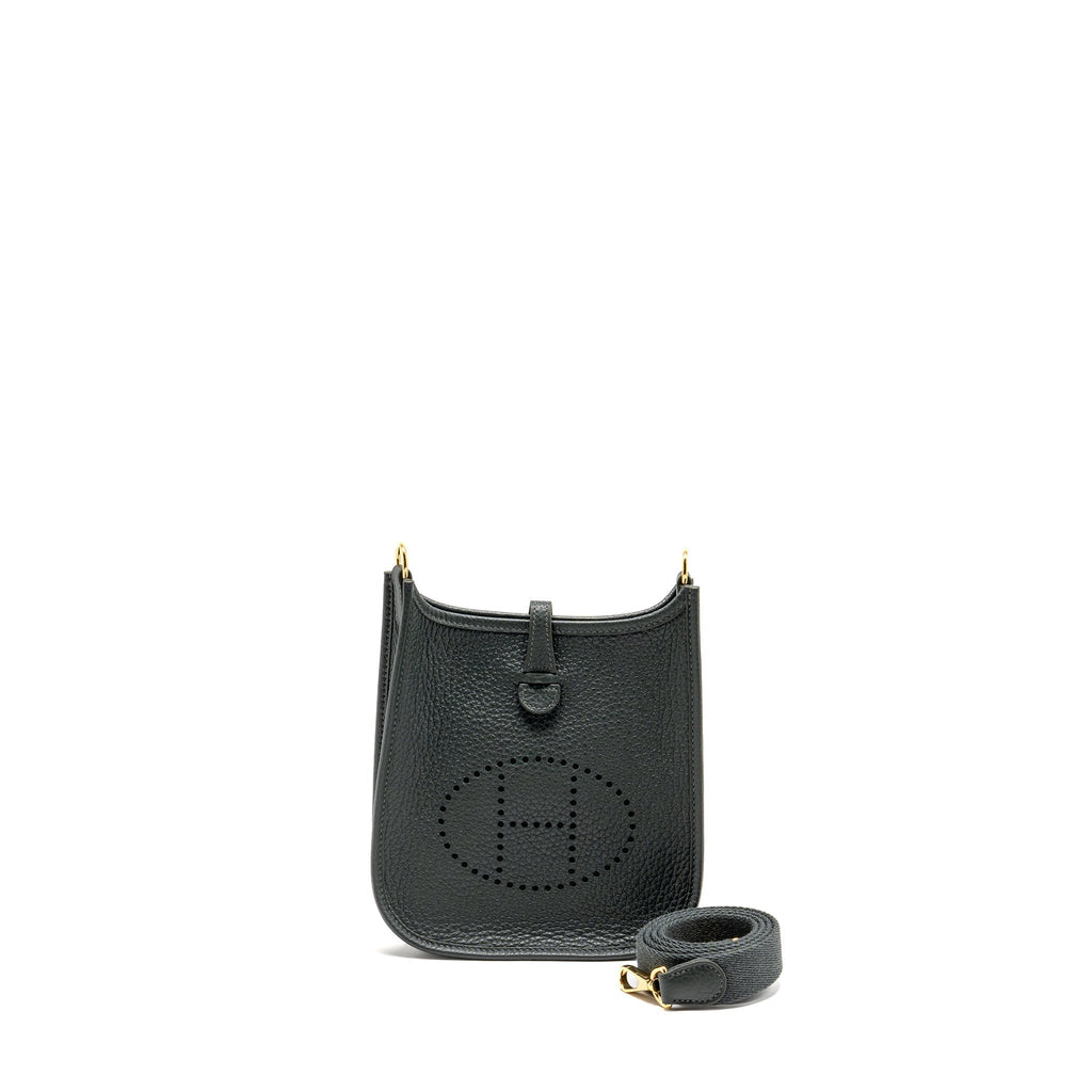 HERMES MINI EVELYNE CLEMENCE VERT MANGROVE GHW