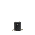 CHANEL MINI VANITY CASE WITH CHAIN CAVIAR BLACK LGHW(MICROCHIP)