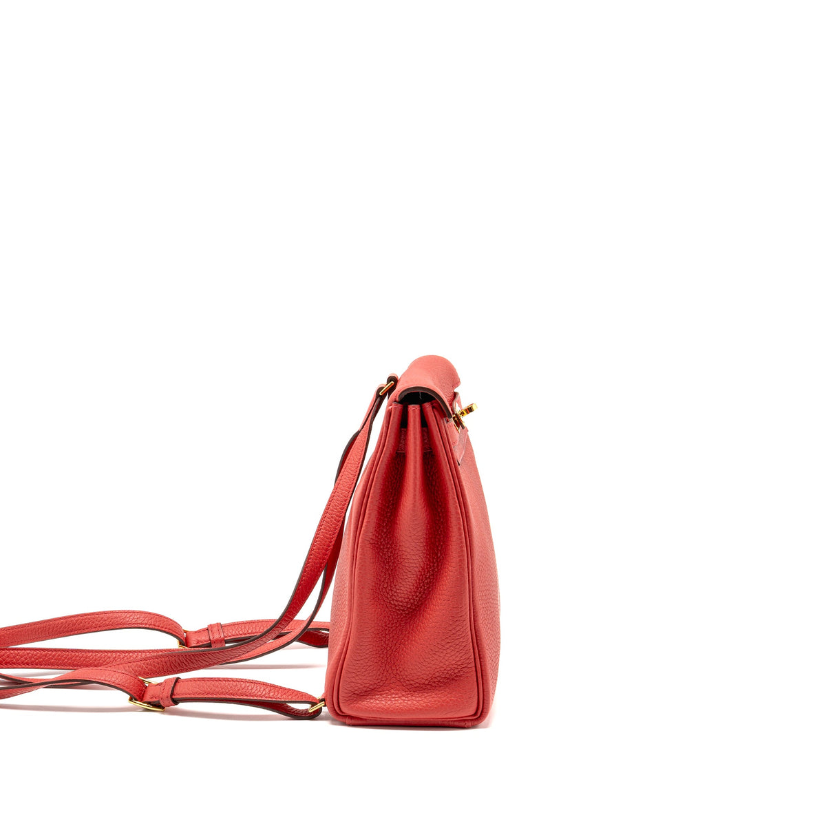 Hermes Kelly Ado Backpack Clemence A5 Bougainvillea GHW