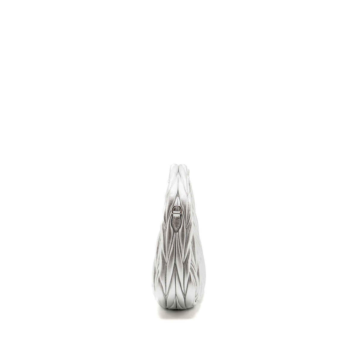 Miu Miu wander hobo bag Nappa leather silver SHW